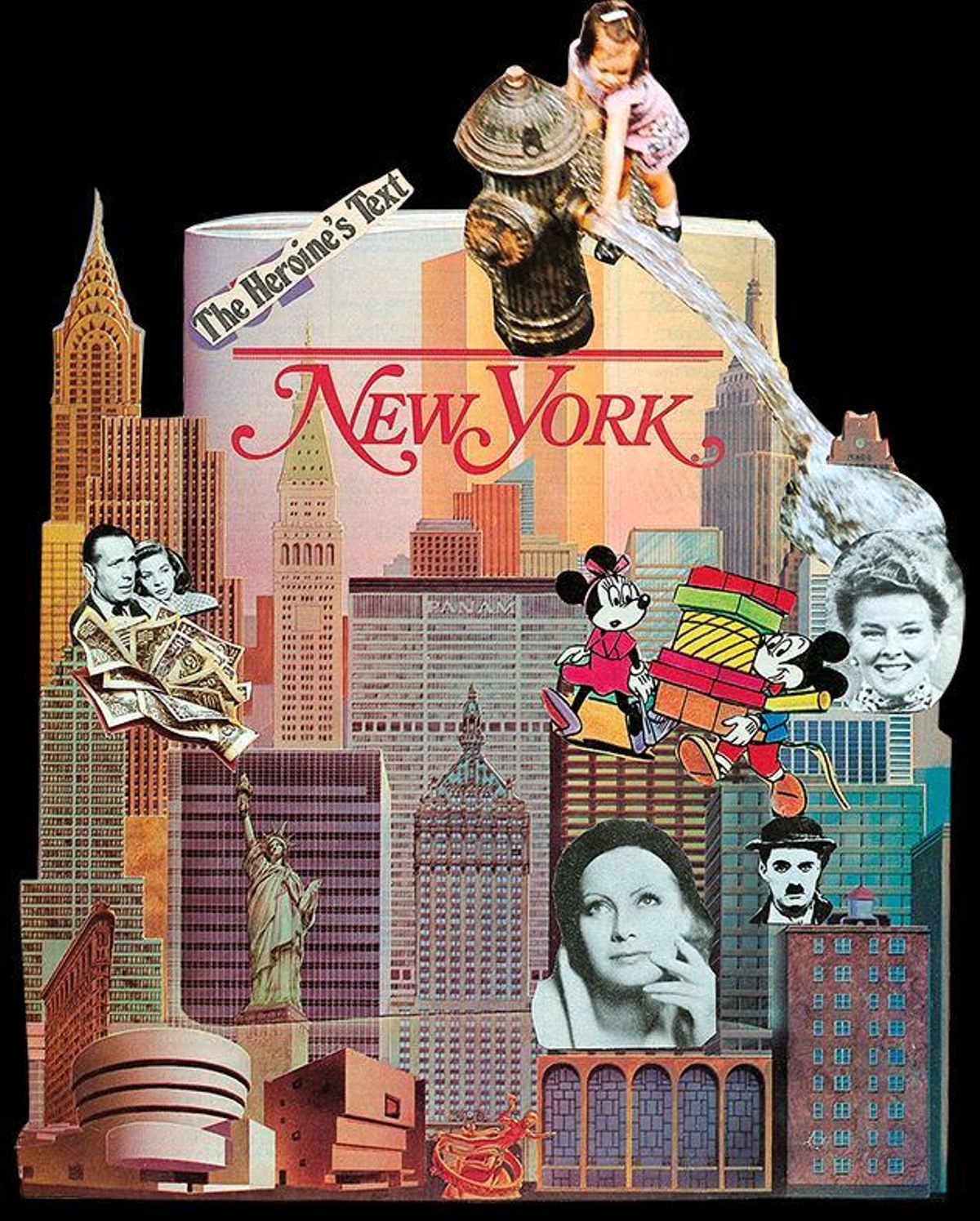 Uno de los 'collage' de Carmen Martín Gaite.