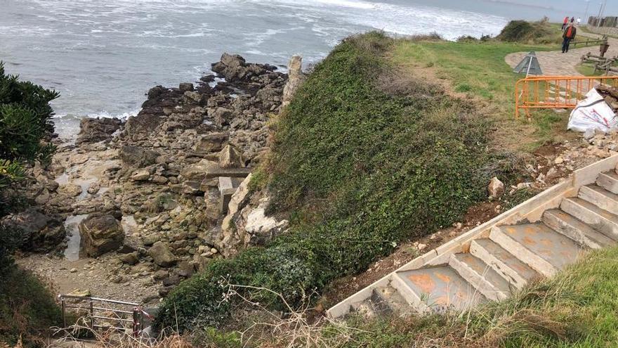 Gijón mejora el acceso a los pedreros de El Rinconín