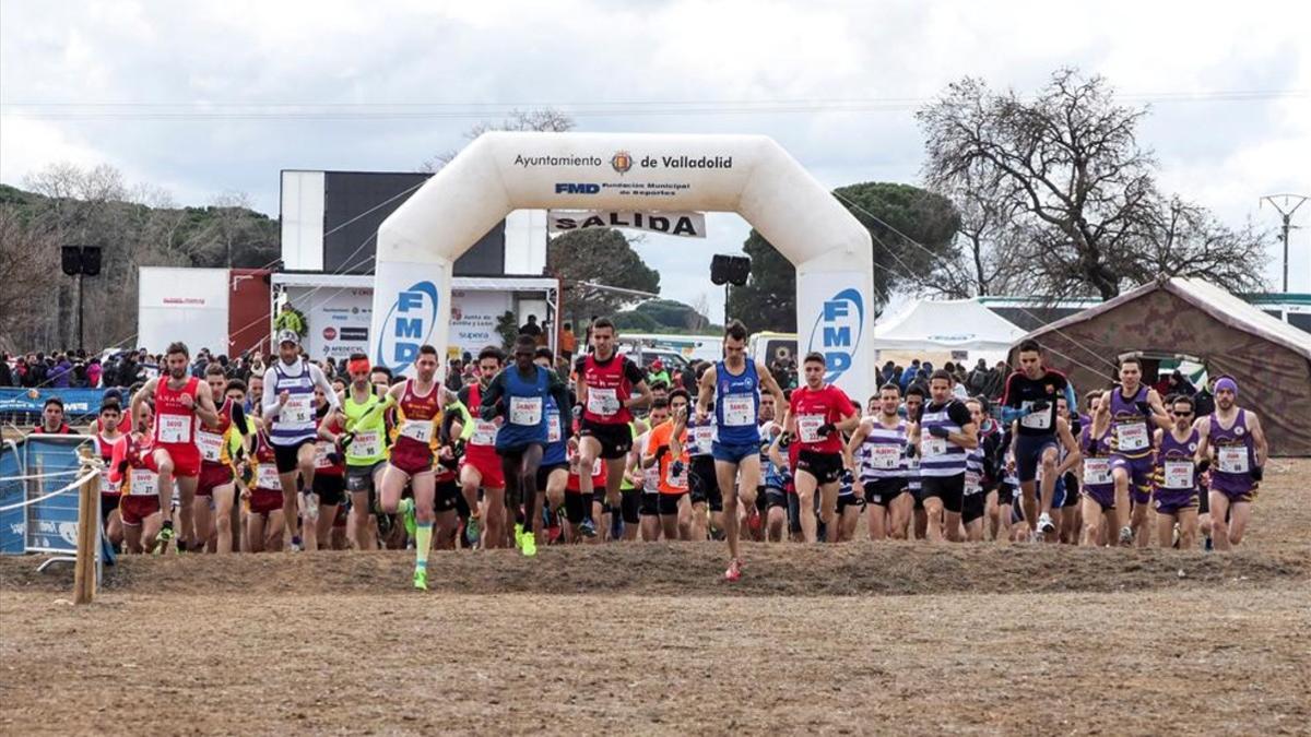 Gran participación en el cross de Valladolid