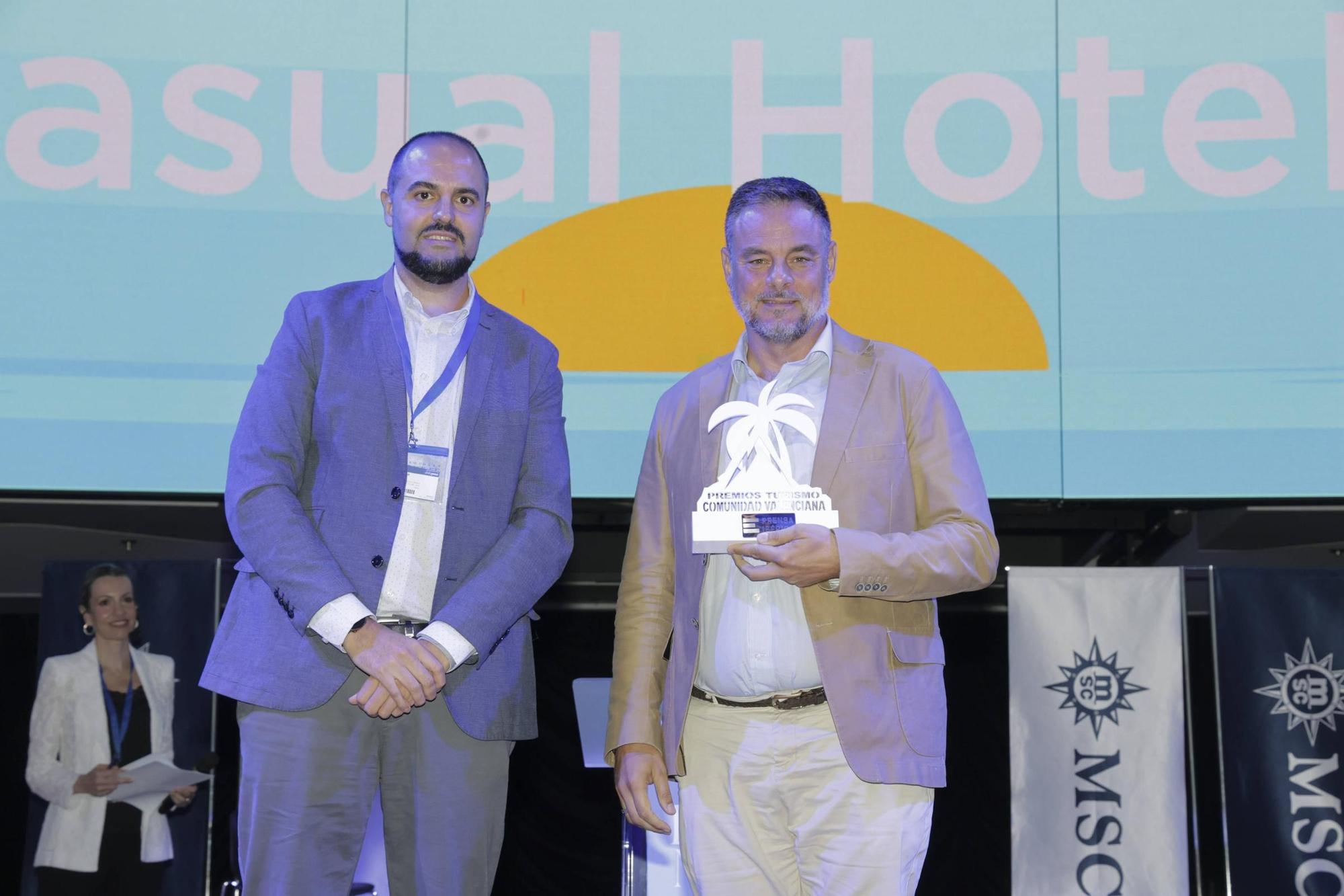 Los ganadores de los I Premios Turismo Levante-EMV