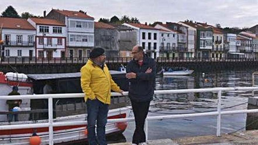 Juancho Rubianes conversa con X. H. Rivadulla Corcón.