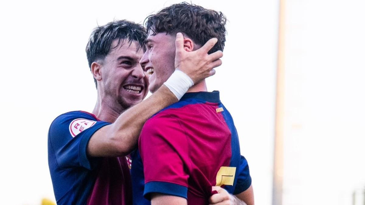 Álex Walton marcó un golazo contra el Badalona