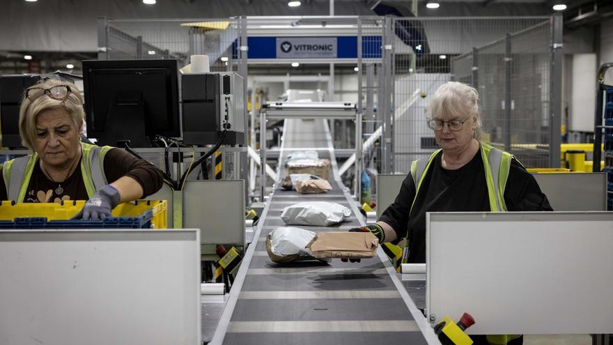 El CTA de Correos de Zaragoza, a pleno rendimiento para el Black Friday