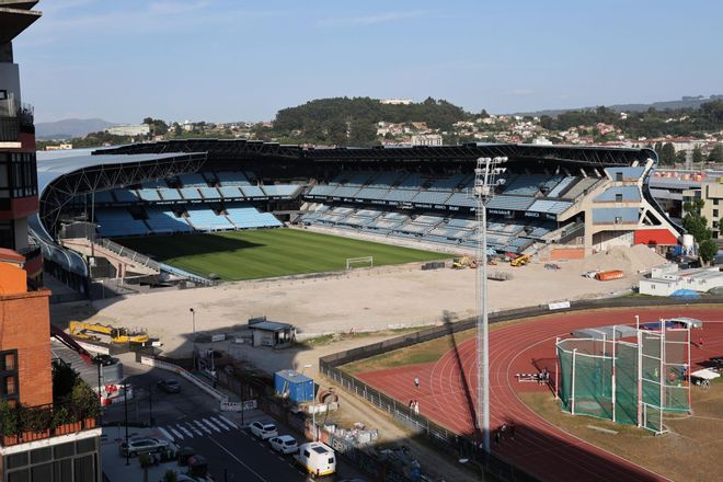 La nueva grada de Gol continúa su 'metamorfosis'