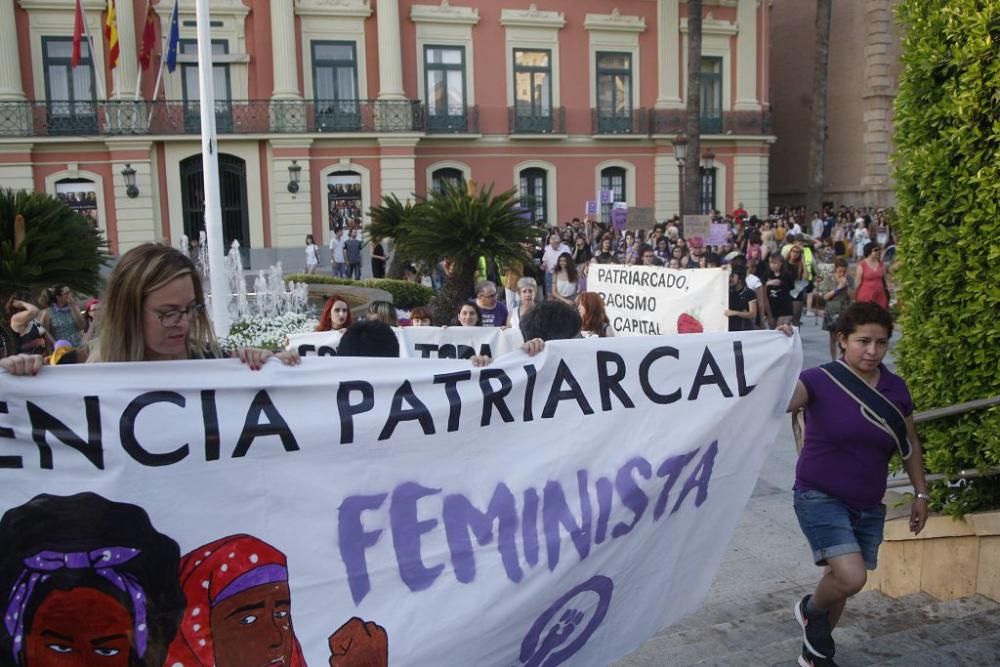 Protesta en Murcia contra la excarcelación de La Manada