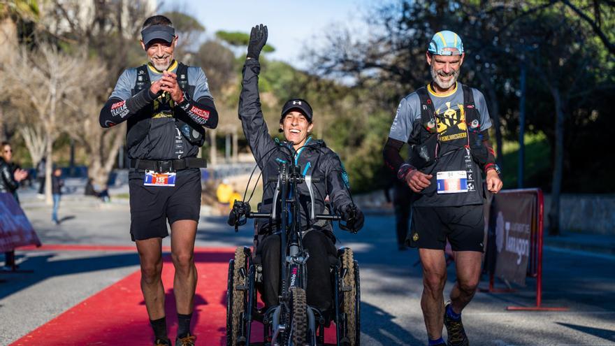 La atleta Inma Boscá completa los 300 km del Desafío Gamán por los Pirineos