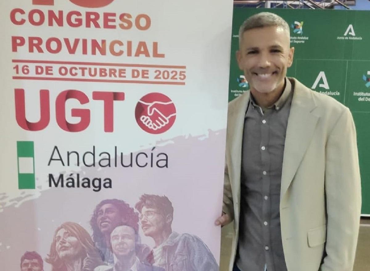El nuevo secretario general de UGT en Málaga, Antonio González.