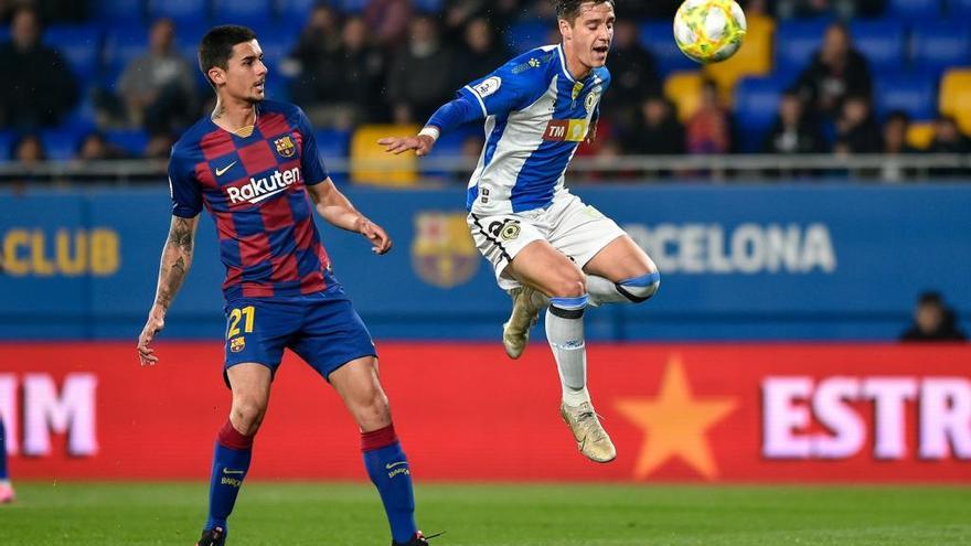 Torres, contra el Barça B.