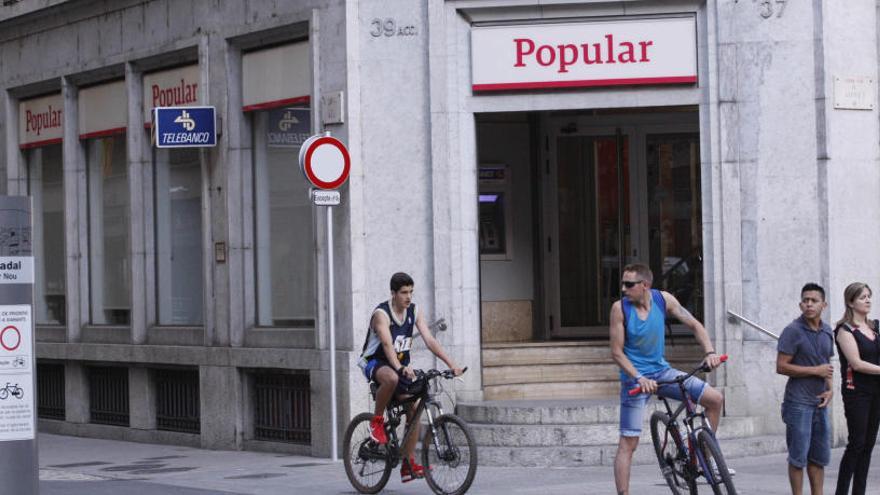 Una imatge d&#039;una oficina del Banc Popular