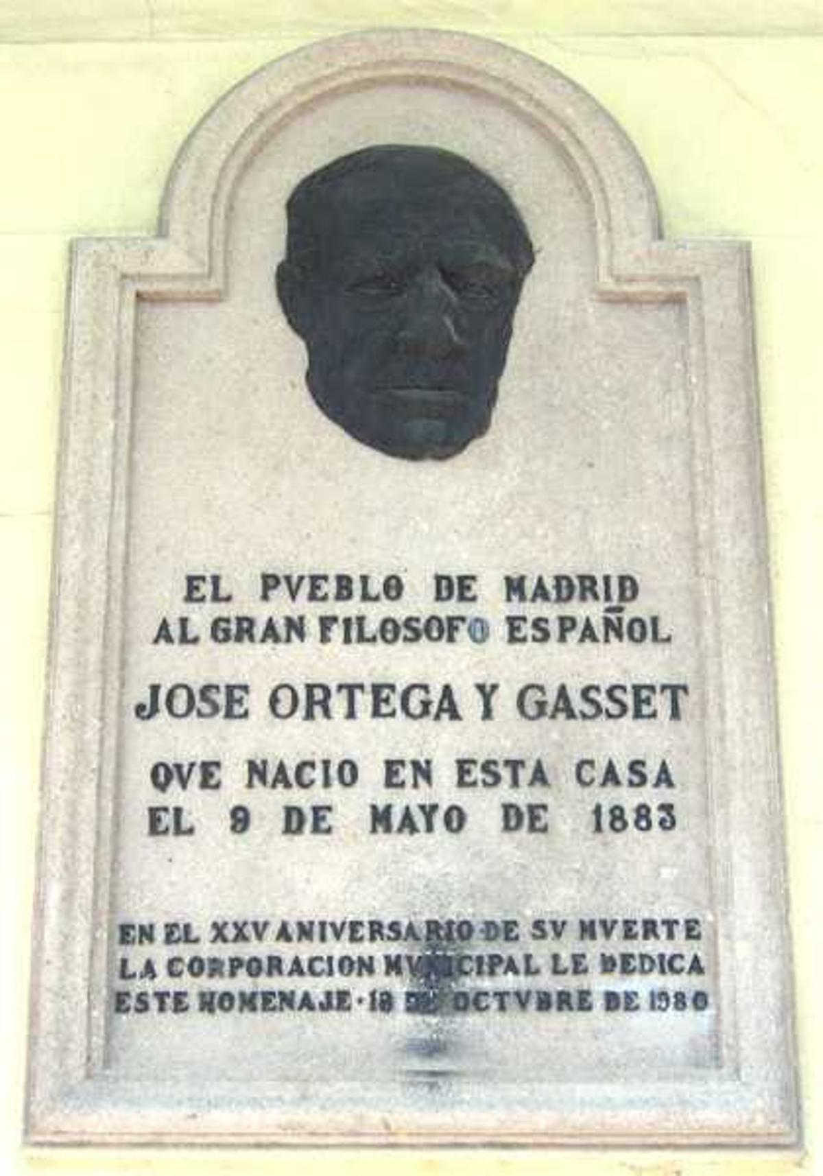 José Ortega y Gasset nació en la ciudad de Madrid.