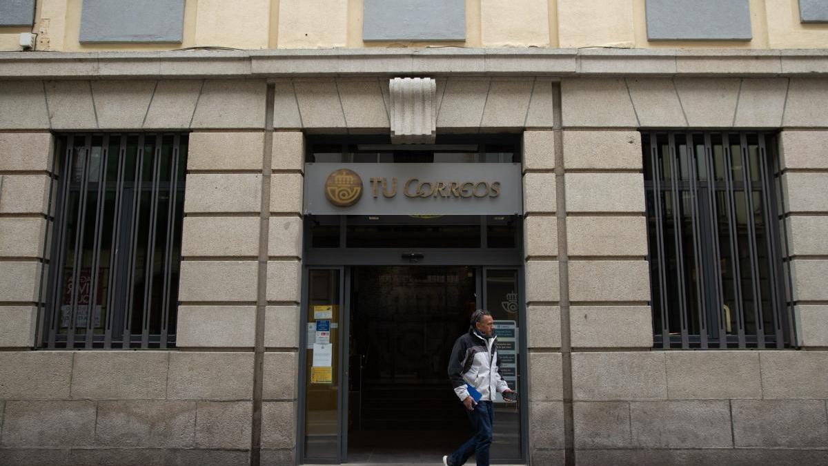 Oficina de Correos, en Zamora.