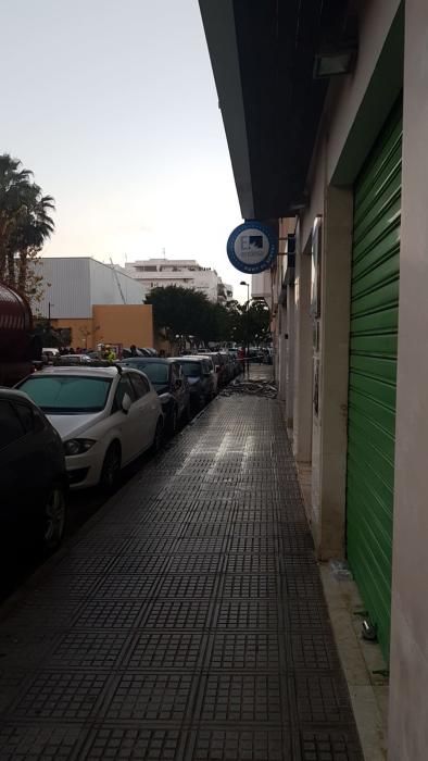Incendio en un 'parking' de Ibiza