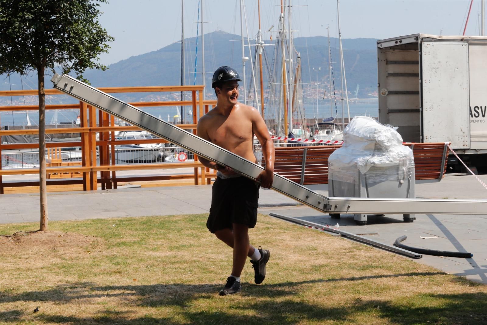 Nueva y tórrida jornada de ola de calor en Vigo