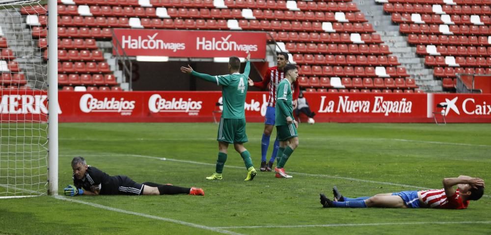 Sporting B-Arenas de Getxo, en El Molinón.