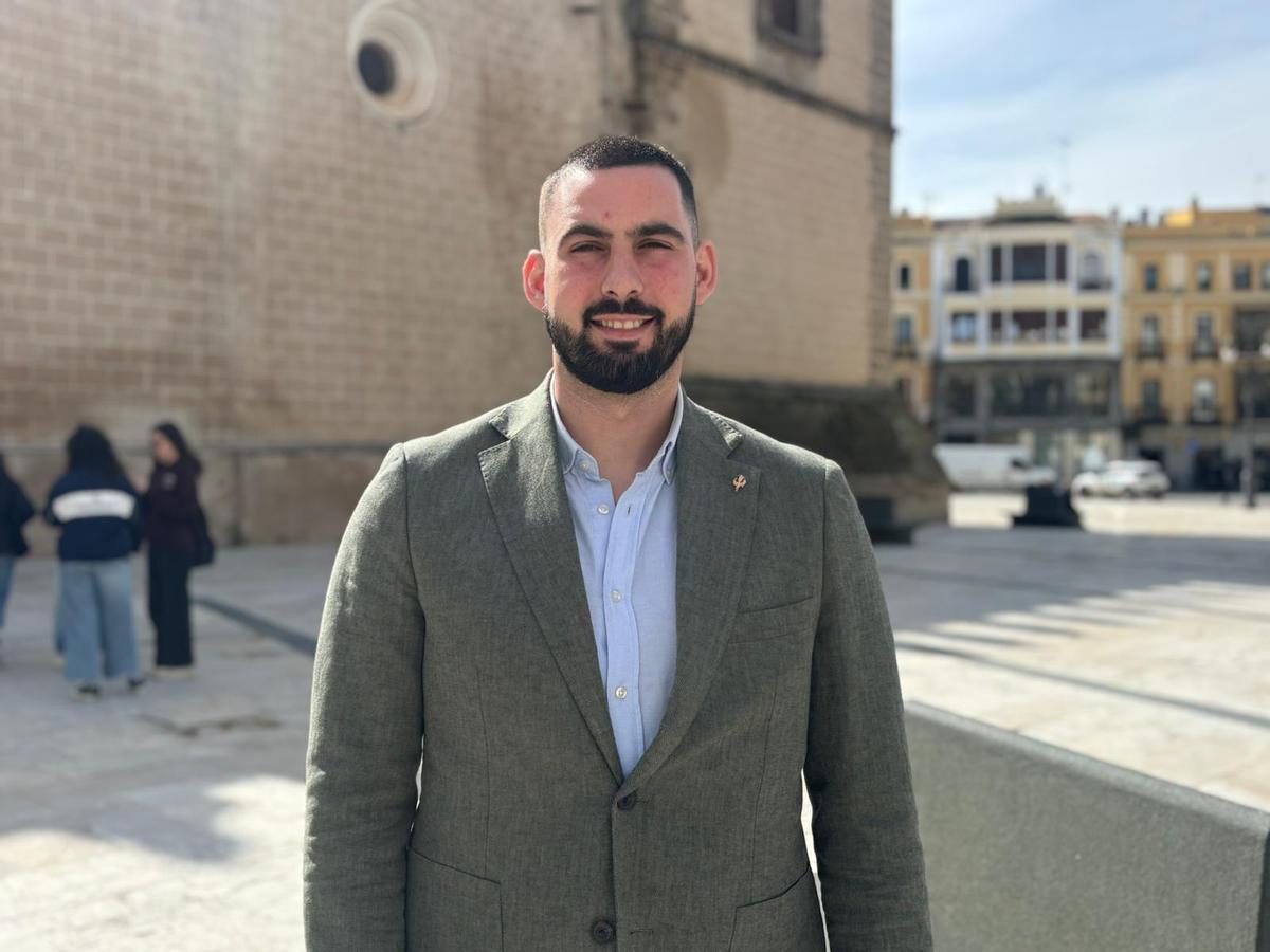 Raúl Tinoco, presidente de la asociación de Costaleros y Capataces San José de Badajoz.