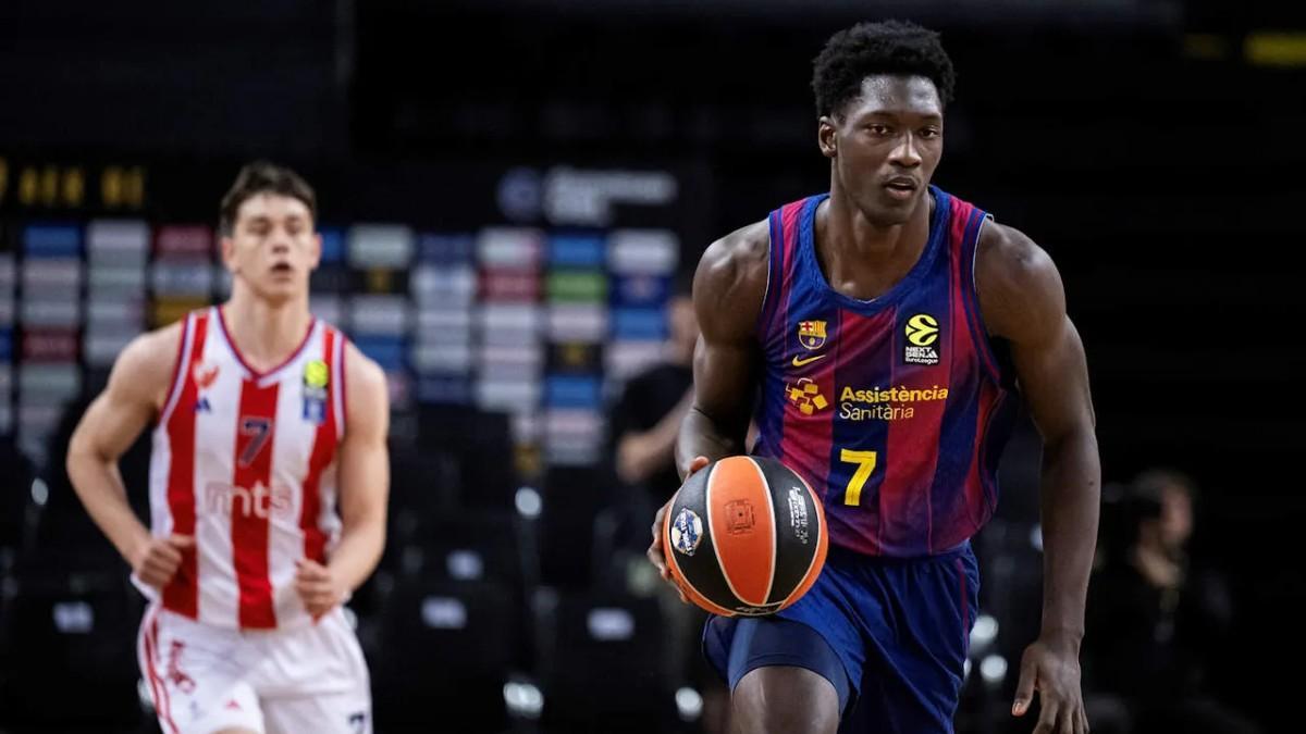 Mo Keita, durante el encuentro