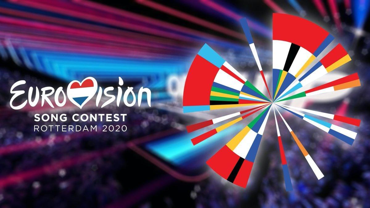 El escenario y el logo de Eurovisión 2020