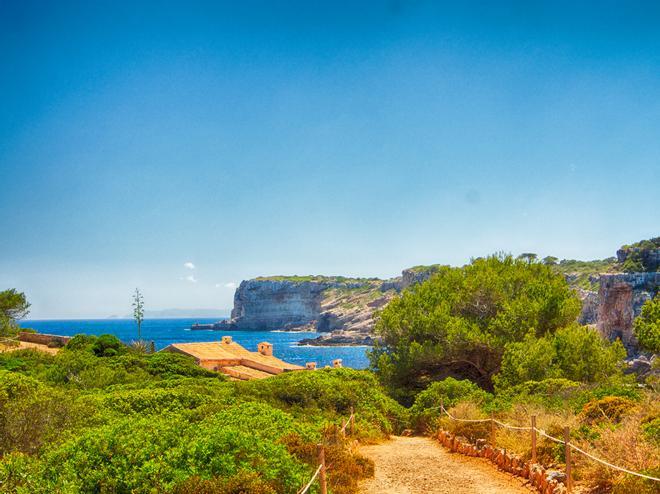 Camino de acceso al Caló des Moro, Mallorca