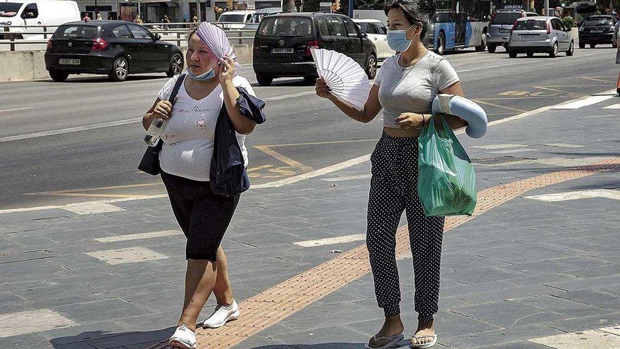 El jueves día 12 se esperan máximas de 40 grados en toda la isla.