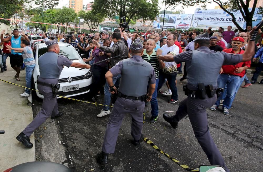 Protestas en Brasil tras la detención de Lula