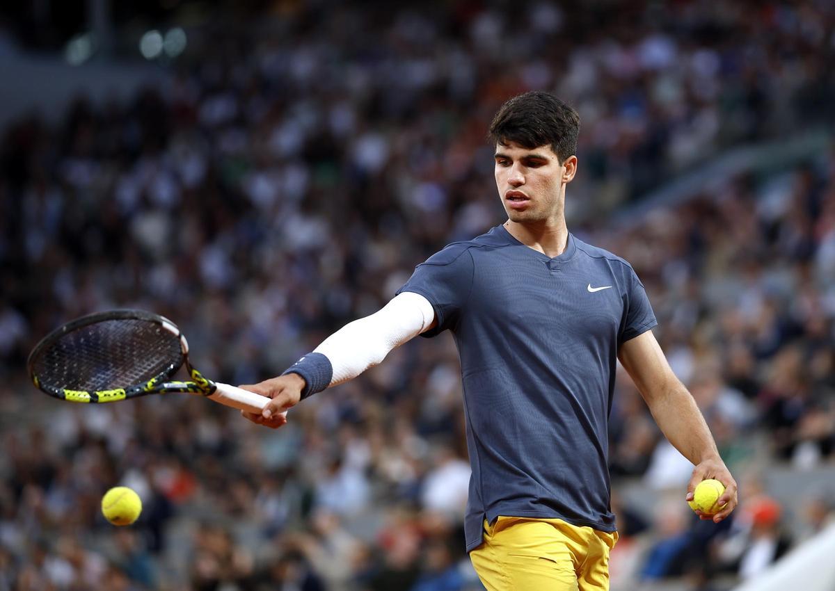 Roland Garros | Stéfanos Tsitsipas - Carlos Alcaraz. Roland Garros | Stéfanos Tsitsipas - Carlos Alcaraz.