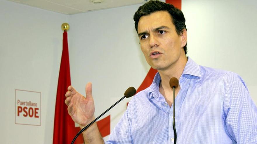 Pedro Sánchez, en cabeza para liderar el PSOE.