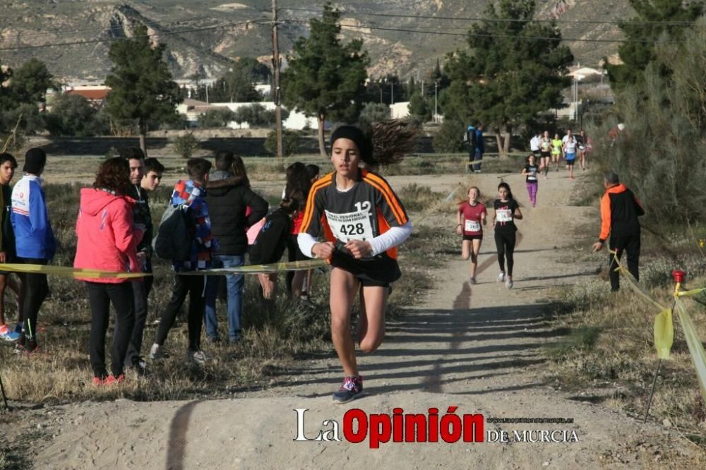 Final regional de campo a través infantil