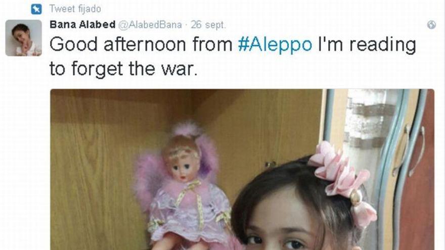 Bana Alabed, la niña que tuiteaba desde Alepo, guarda silencio