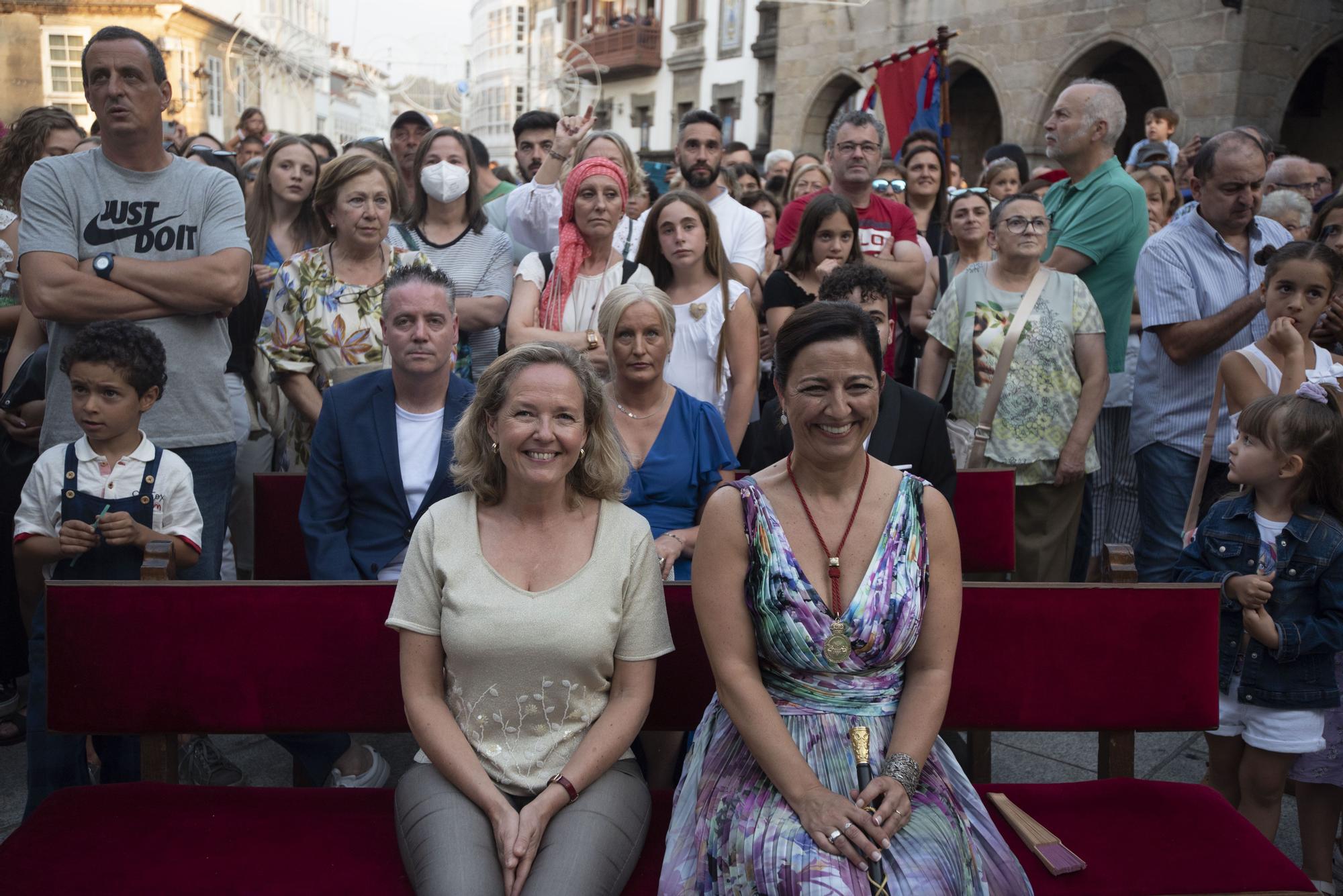 Nadia Calviño da el pregón de las fiestas de Betanzos