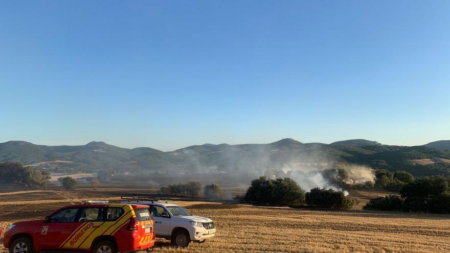 Arden 9 hectáreas en Caladrones, término municipal de Benabarre