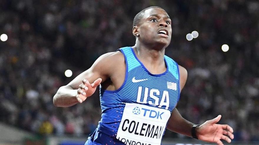 Coleman, el hombre bala, bate el récord del mundo de 60 metros