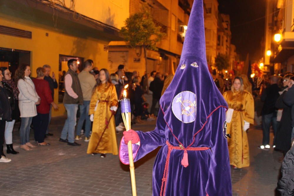 Procesión de las Antorchas de la Corporación de Pretorianos con Jesús Nazareno