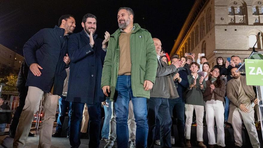 Vox pedirá controlar un tercio del nuevo Gobierno de Aragón