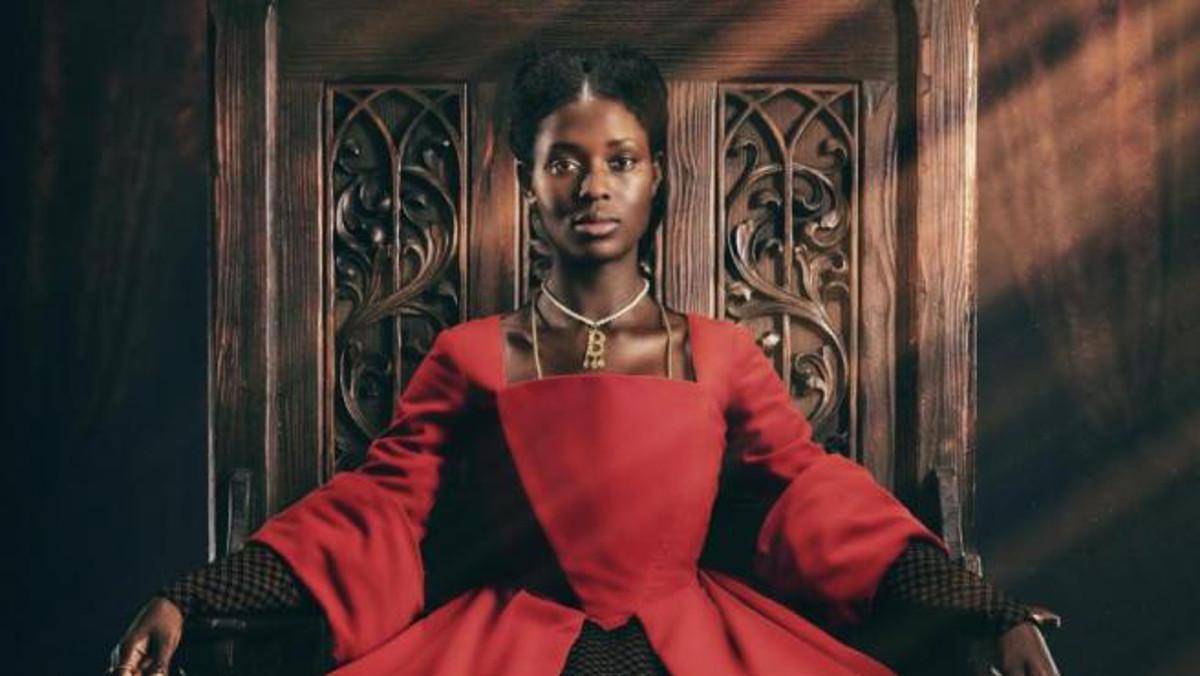 Jodie Turner-Smith, en la serie 'Ana Bolena'.