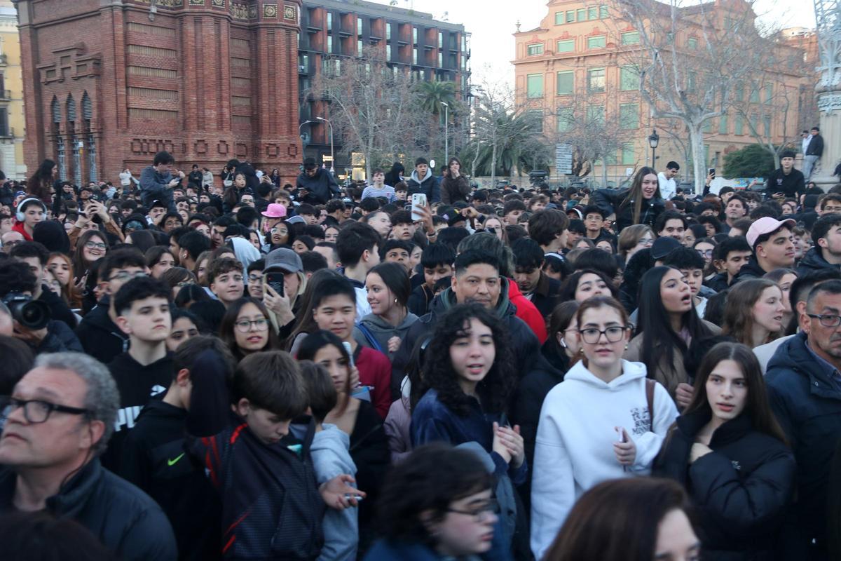 Joves esperant a veure 'therians'