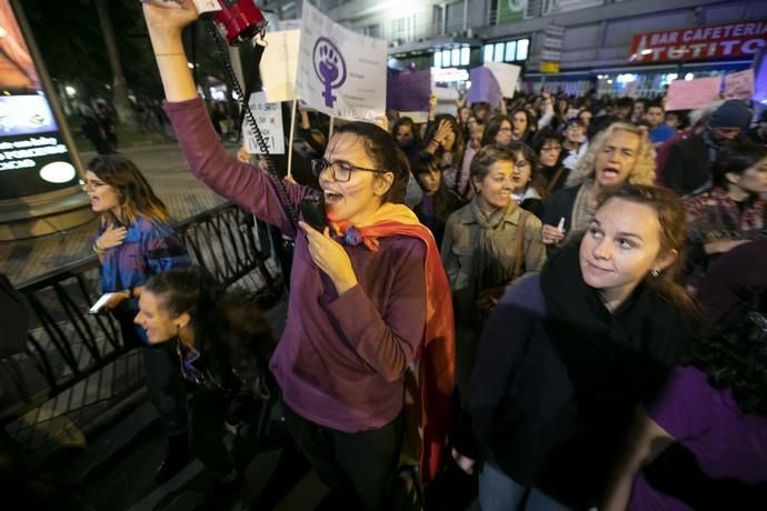 08.03.19. Las Palmas de Gran Canaria. Manifestación Día de la Mujer 8M. Foto Quique Curbelo