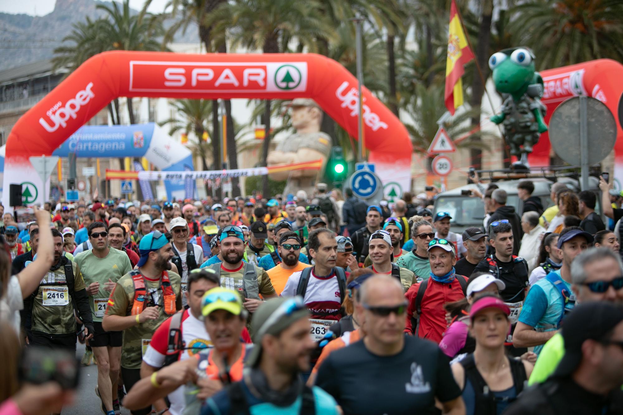 Ambiente previo a la salida de la Ruta de las Fortalezas