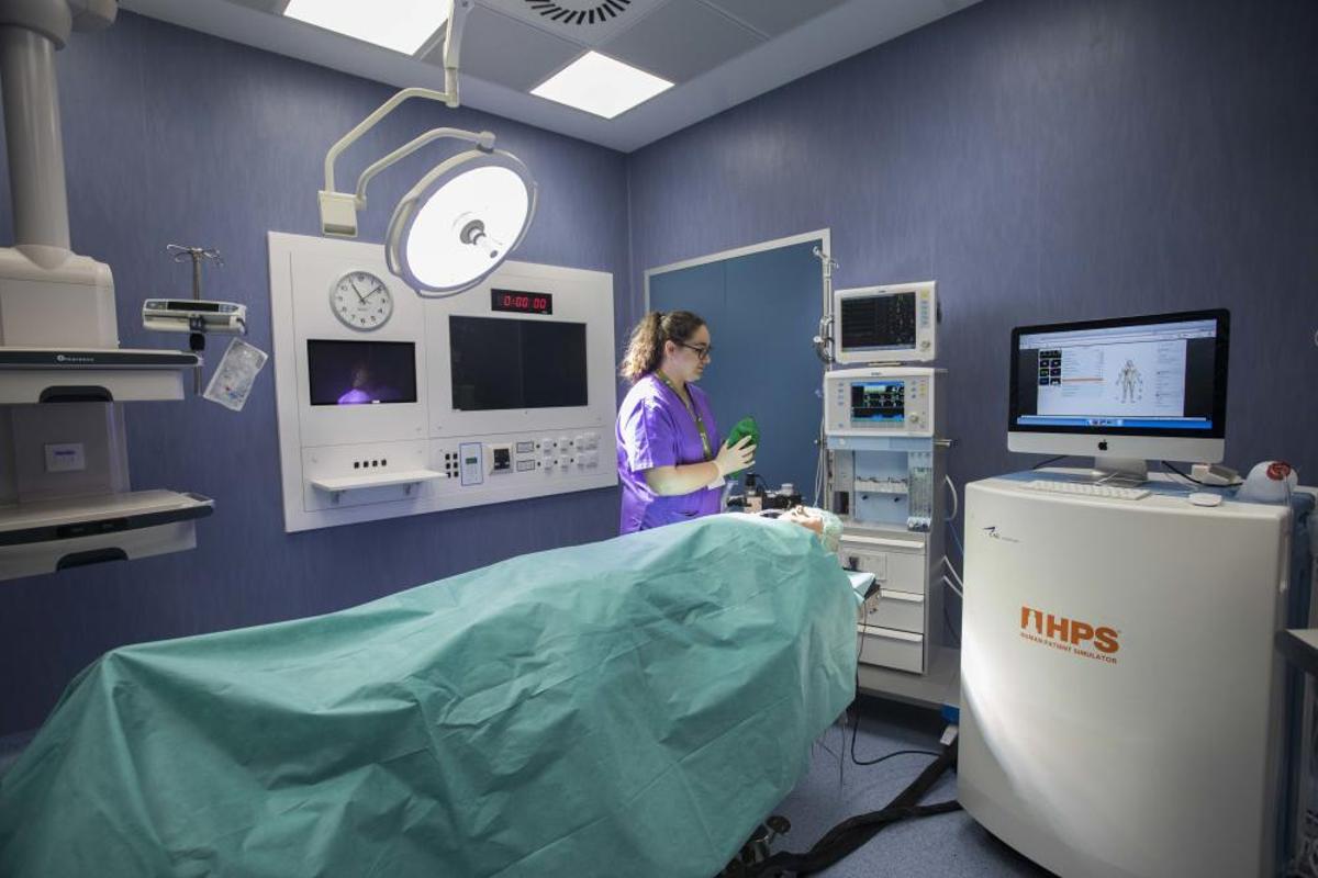 Instalaciones del Hospital Virtual de la Universidad Católica de Valencia