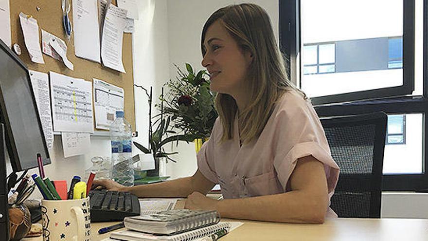 Pilar Boto, en su despacho de la planta de Ginecología y Obstetricia de Can Misses.