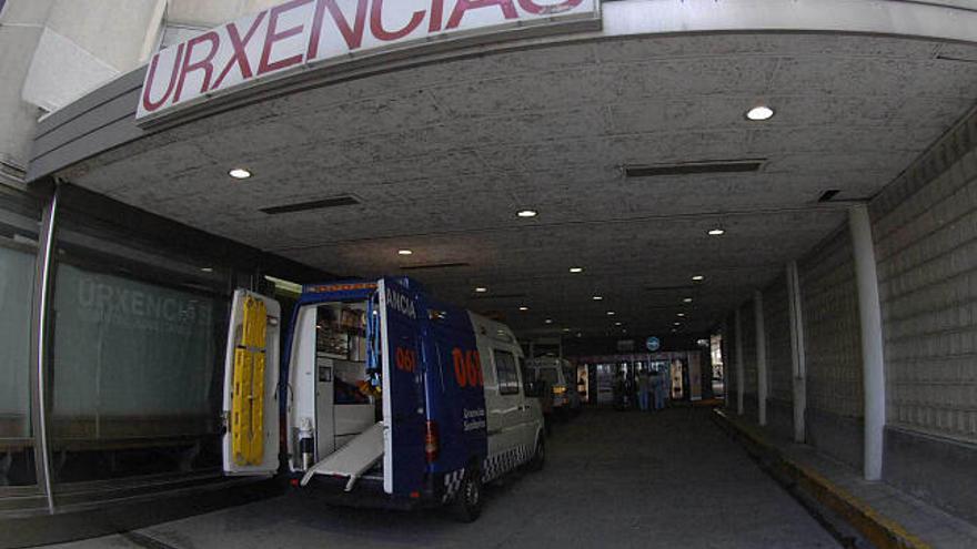 Entrada del servicio de Urgencias del Hospital de A Coruña.