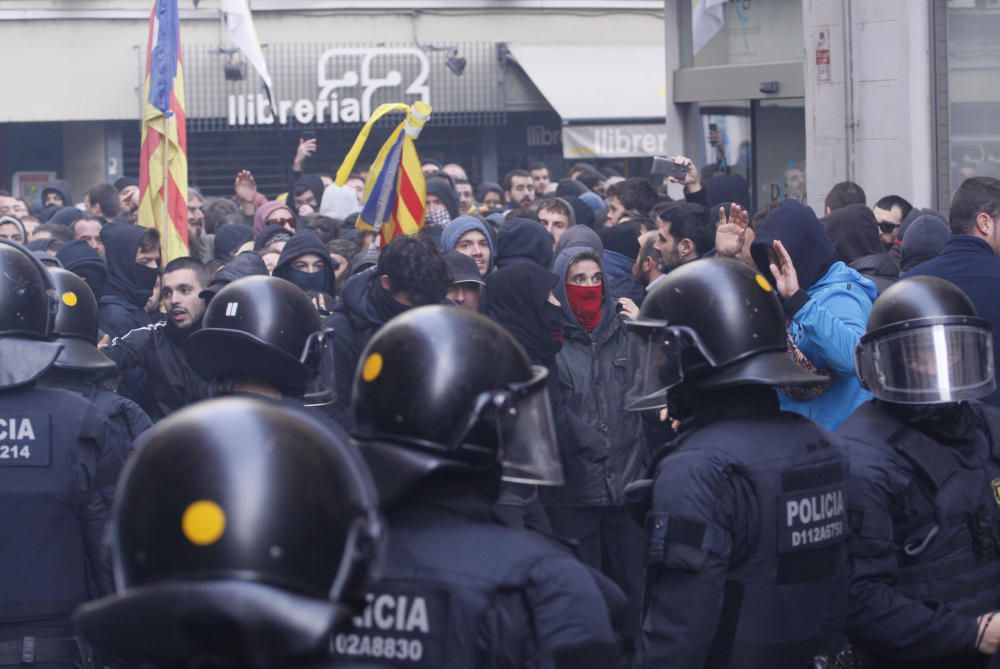 Manifestació antiborbònica a Girona