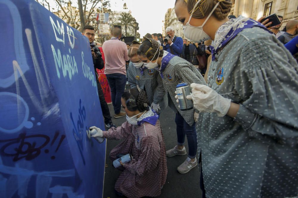 Proceso creativo de la falla municipal