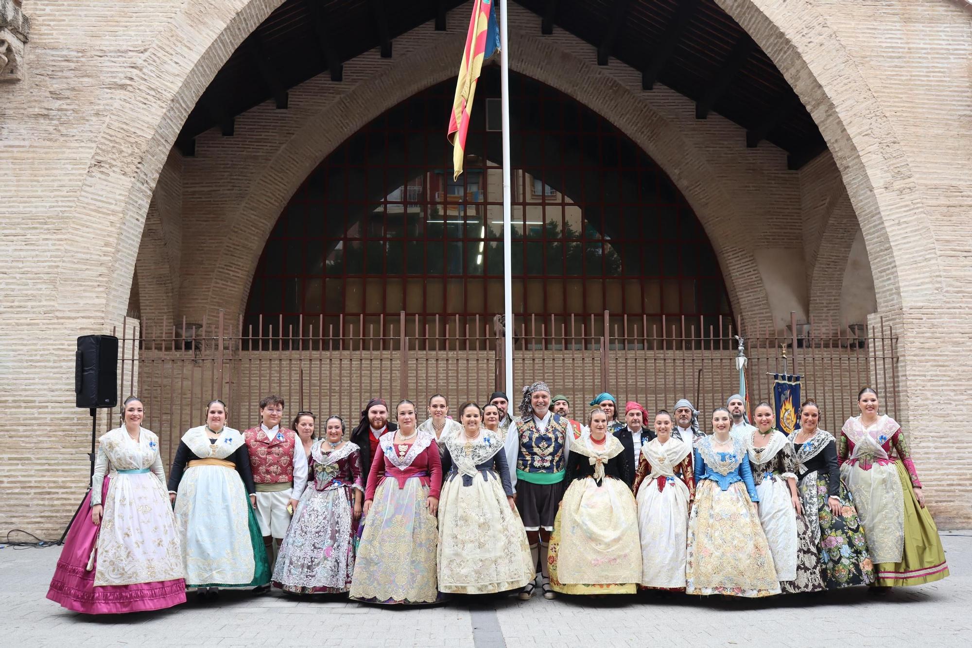 Las comisiones el Marítim, protagonistas en el Homenaje a la Senyera