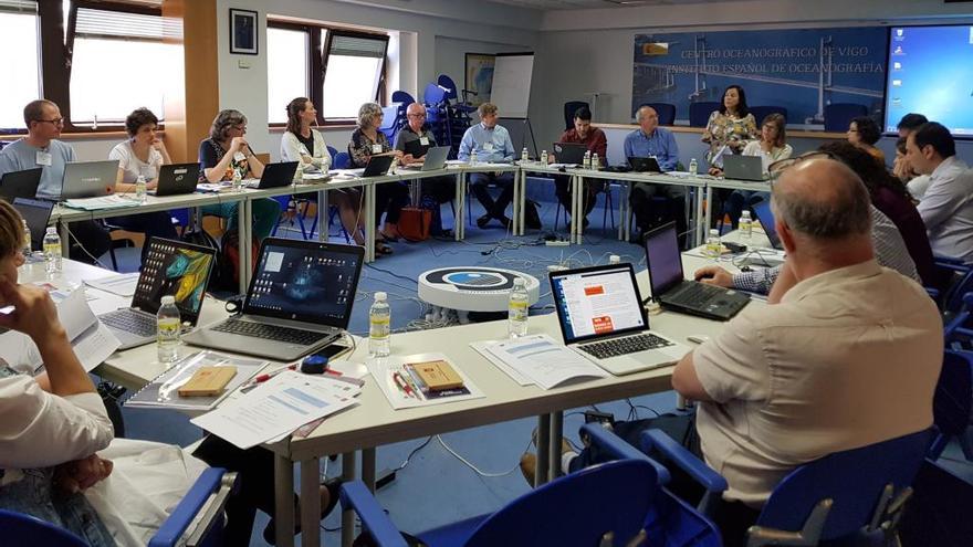 Los expertos reunidos en el IEO de Vigo. / Cedida