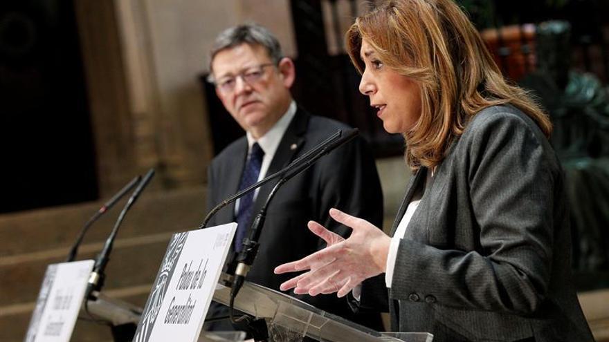 Susana Díaz y Ximo Puig proponen ocho criterios para la financiación autonómica