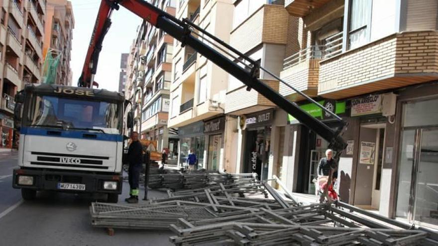 El montaje de las tribunas seguirá hasta el día 17