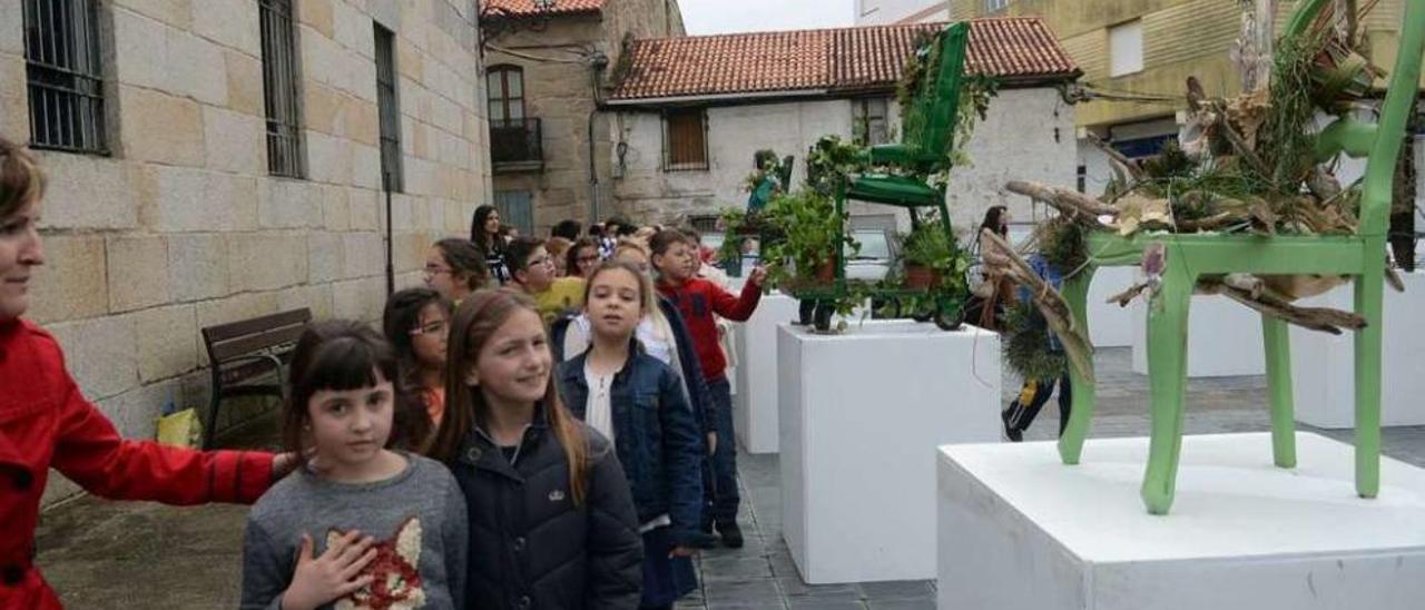 Vilanova acogió ayer los actos de la Semana Mundial por la Educación Artística de la Unesco.  // N. Parga