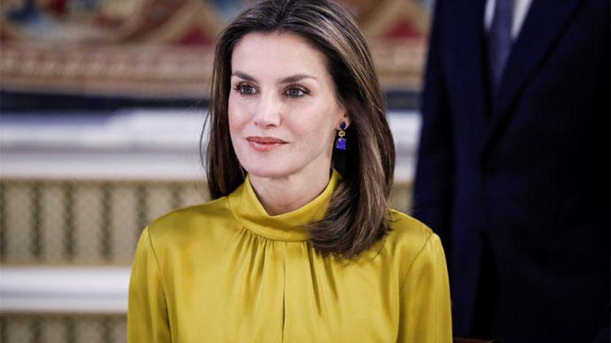 La reina Letizia con pendientes de Tous