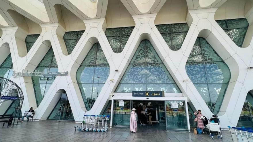 Aeropuerto de Marrakech, donde el avión en el que viajaba Alfonso Prieto aterrizó de emergencia. | Instagram