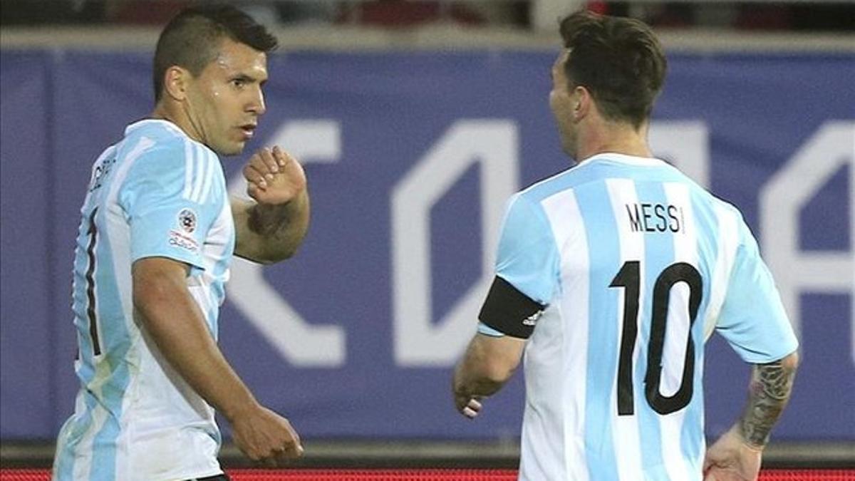 Messi y Agüero marcaron ante México